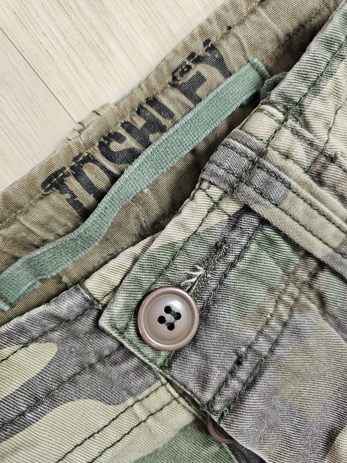 ​[28] 탐앤애슐리 빈티지 오리지널 카모플라쥬 카고 팬츠 상품이미지3