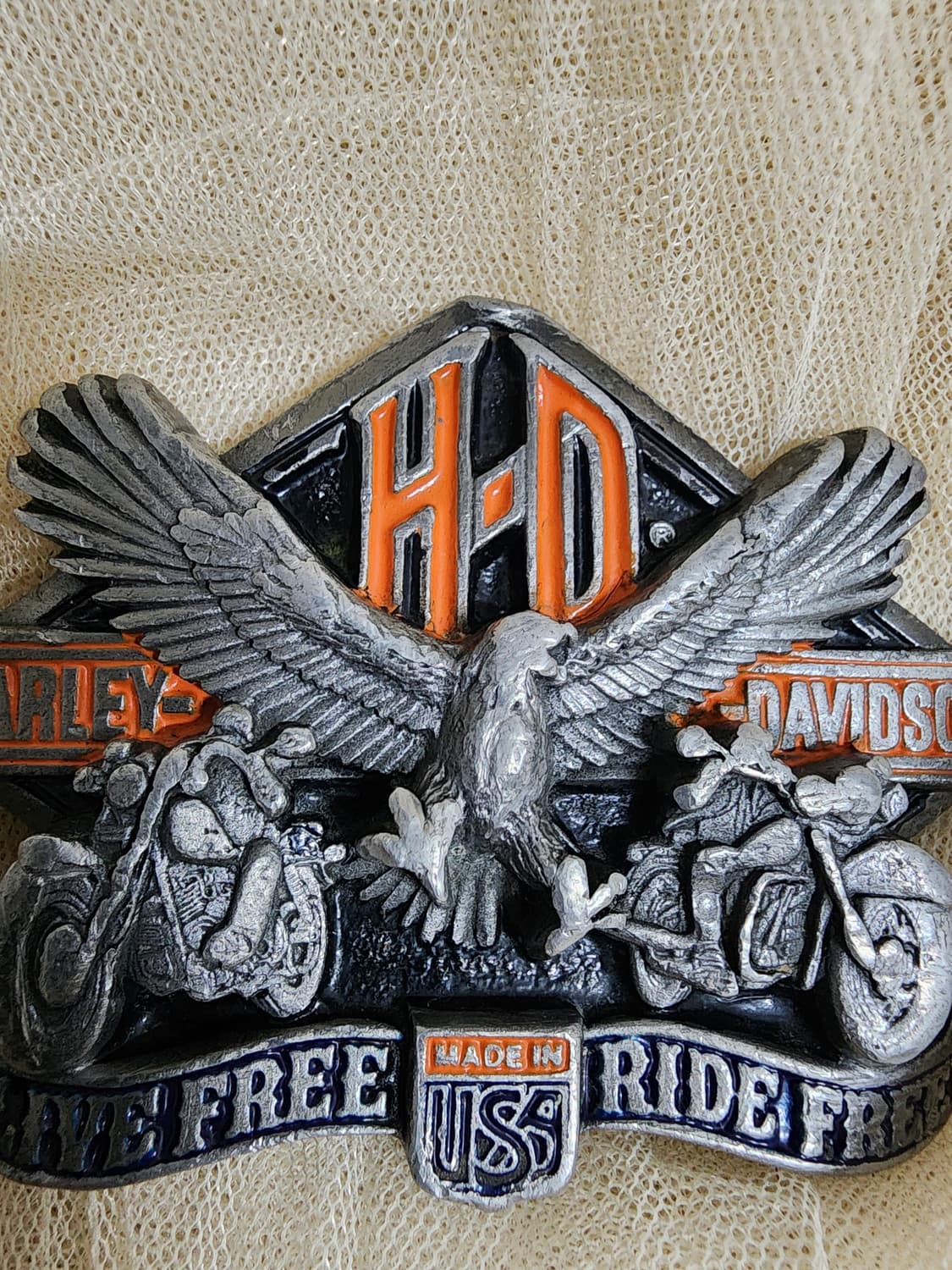 빈티지 할리 데이비슨 벨트 버클 1992 USA 상품이미지2