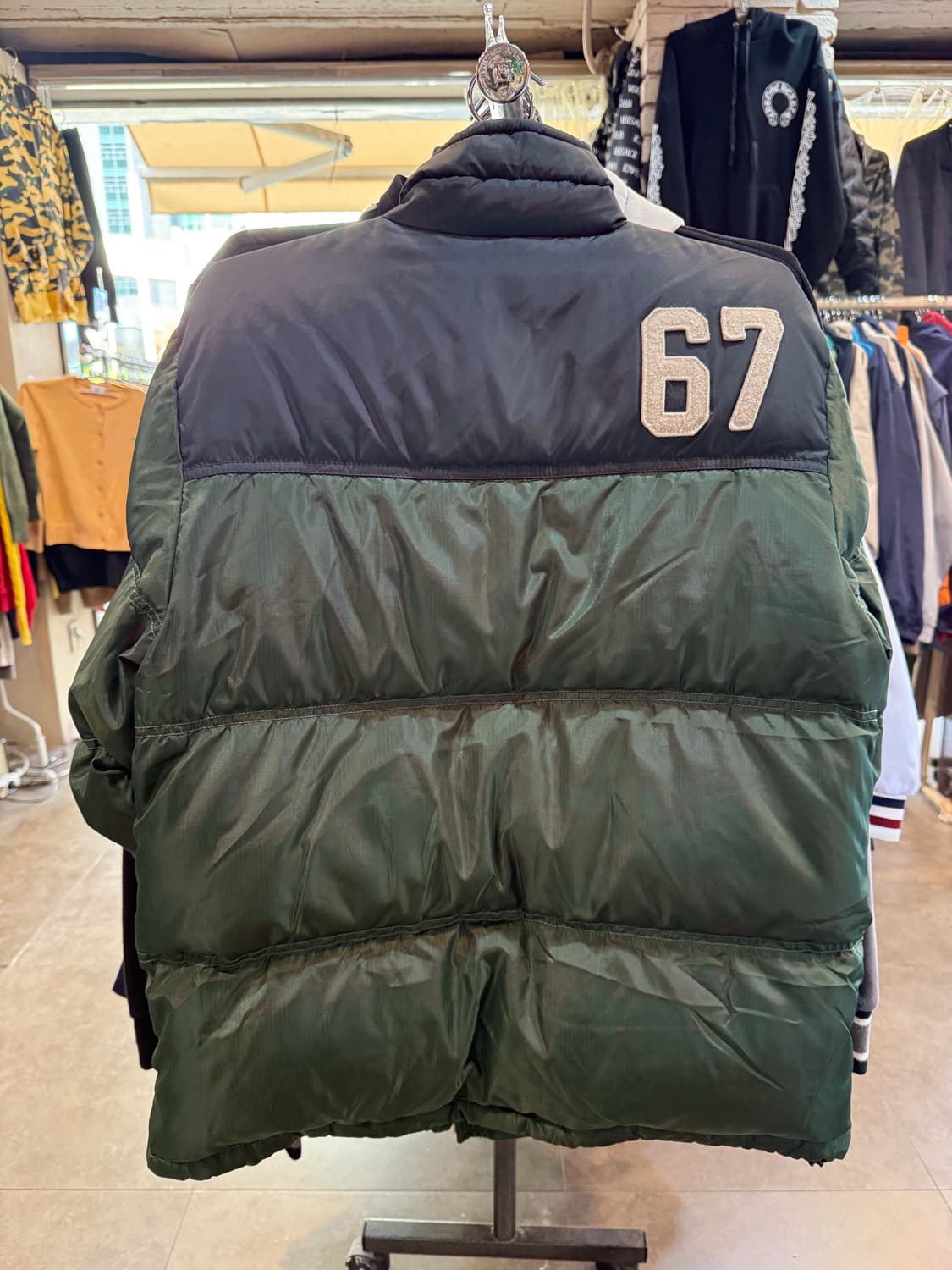 폴로 진스 67 USA 패치 히든버튼 패딩 상품이미지3