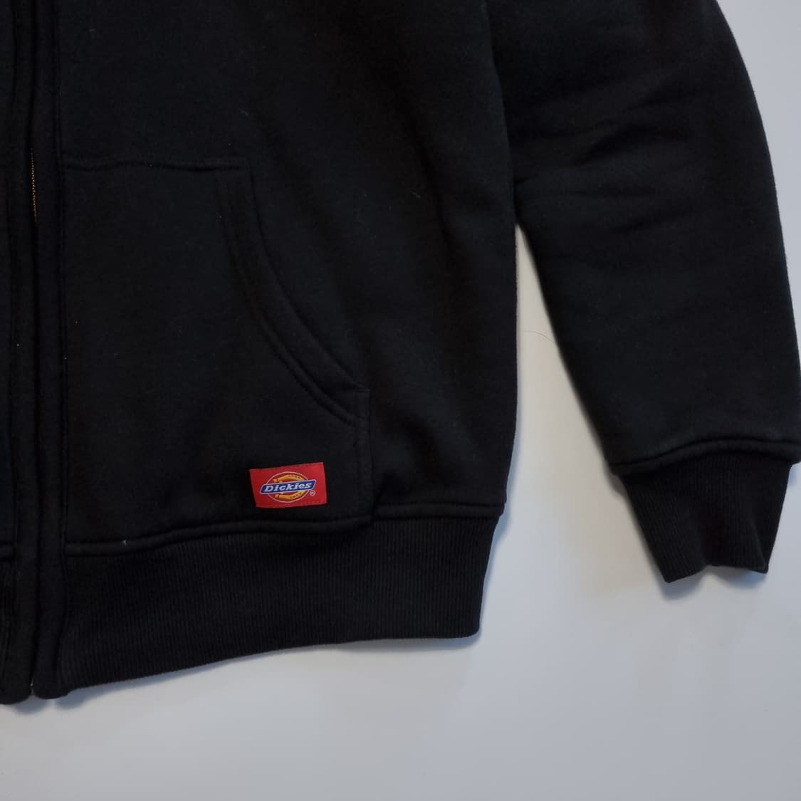 디키즈 플리스 후드집업 블랙 상품이미지5