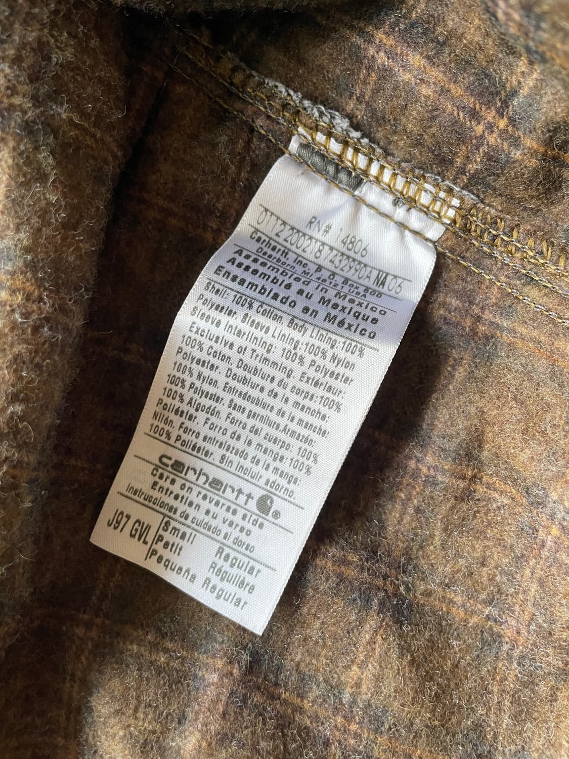 칼하트 J97 GVL 디트로이트 자켓 빈티지 carhartt 상품이미지7