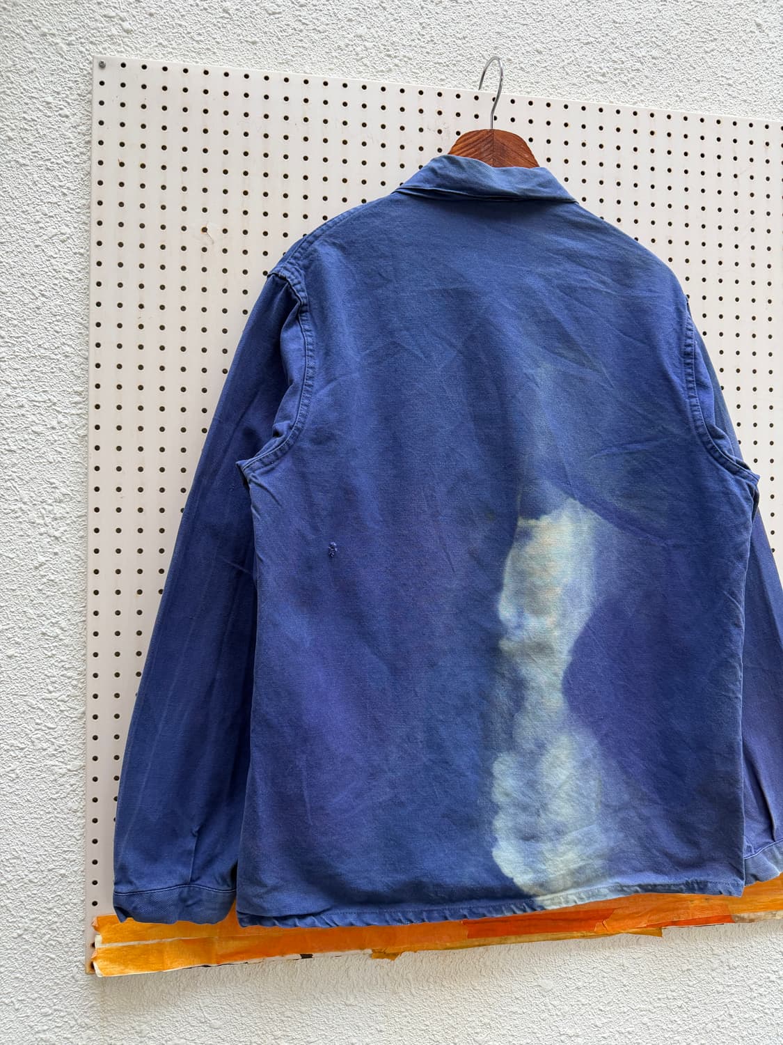 1980s BLEACH FADED GERMAN WORK 프렌치워크자켓 상품이미지7