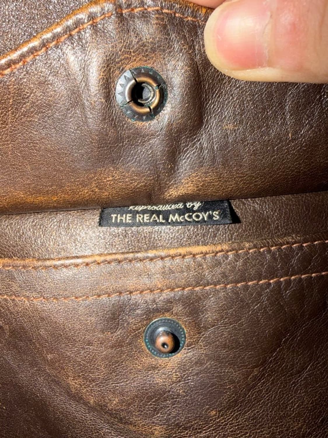 (38) 리얼맥코이 a-2 가죽자켓 상품이미지8