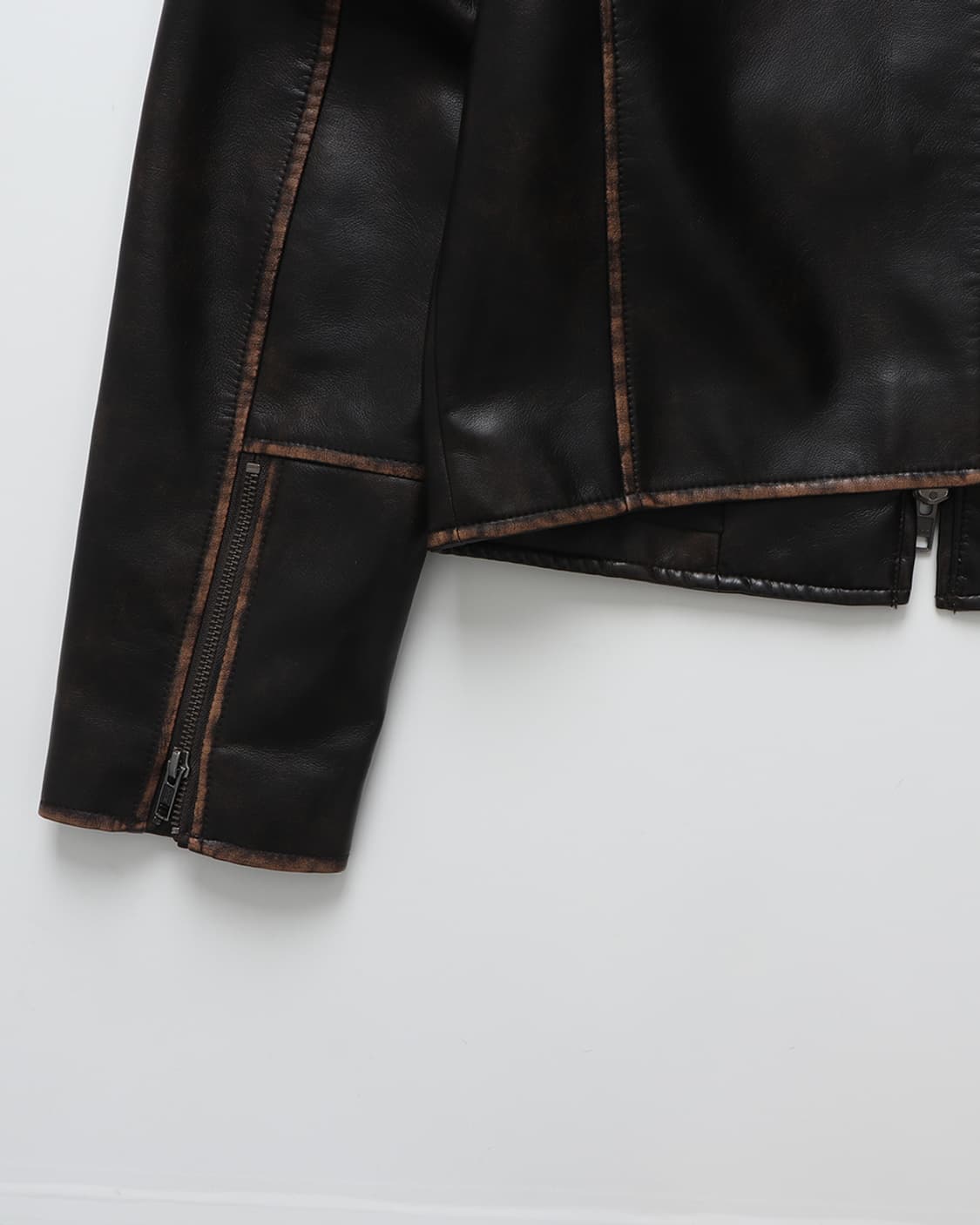 MOUSSY Faux Leather Minimal Jacket 상품이미지8