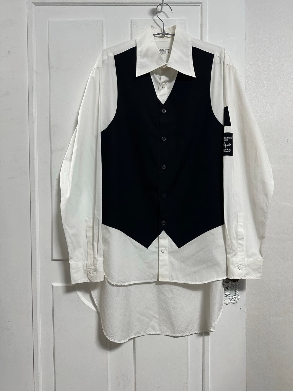 요지야마모토 뿌르 옴므 베스트 디테일 셔츠 상품이미지1