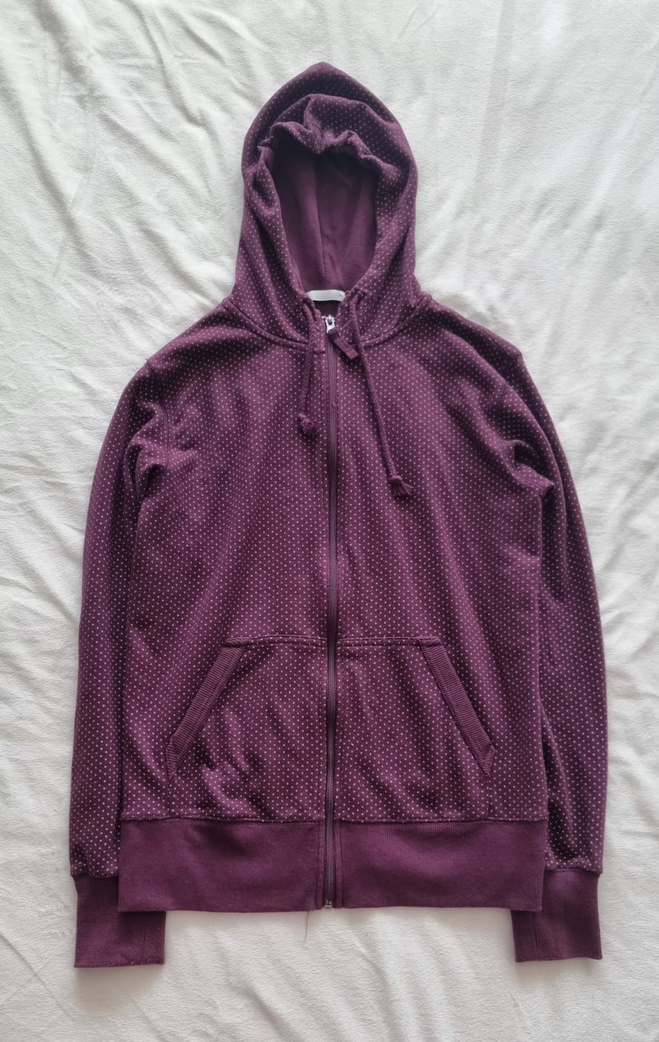 빈티지 모리걸 하구미 도트 후드집업  상품이미지1