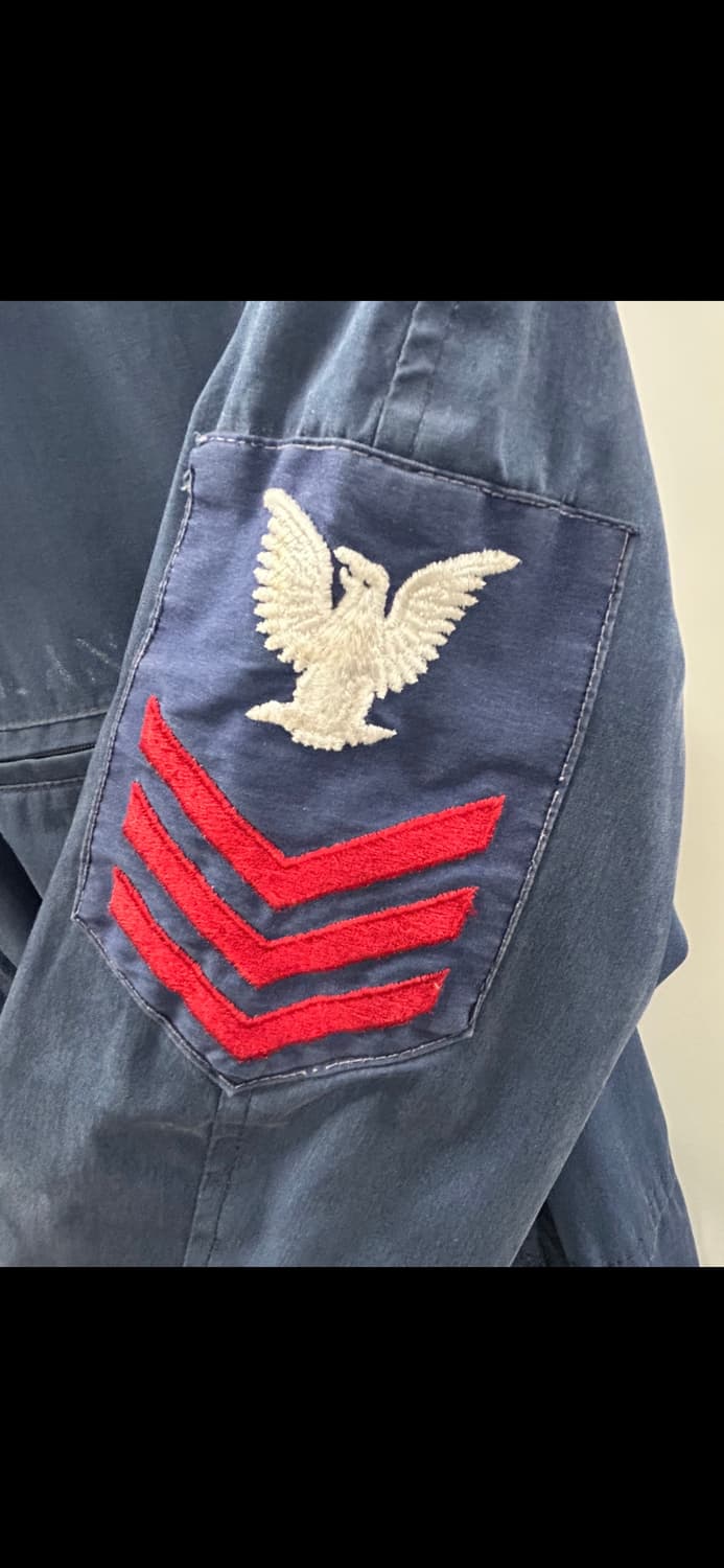 80s 미해군 유틸리티 자켓 상품이미지5