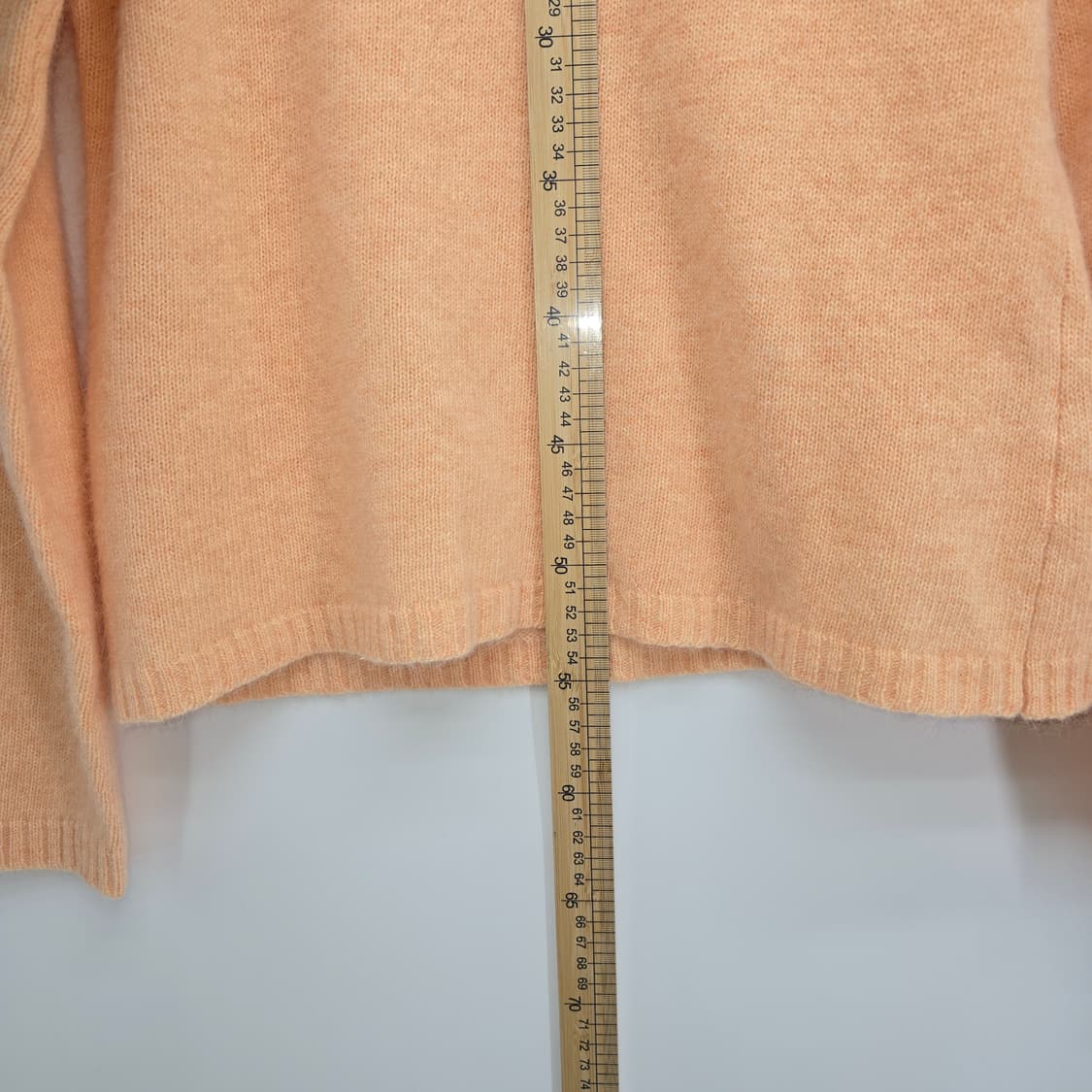 오렌지색 터틀넥 니트 스웨터 일본 빈티지 상품이미지7