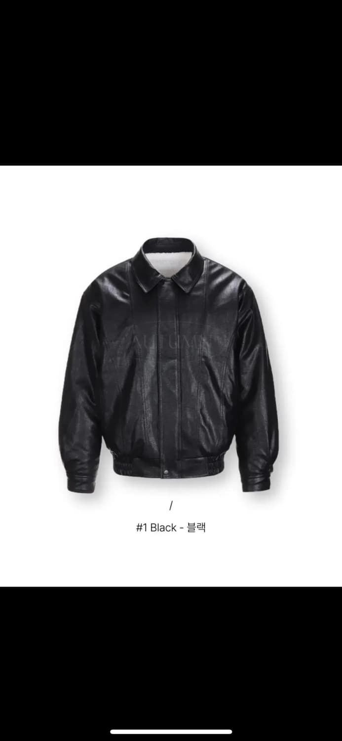 오텀 럭스 헤비 레더 자켓 상품이미지2