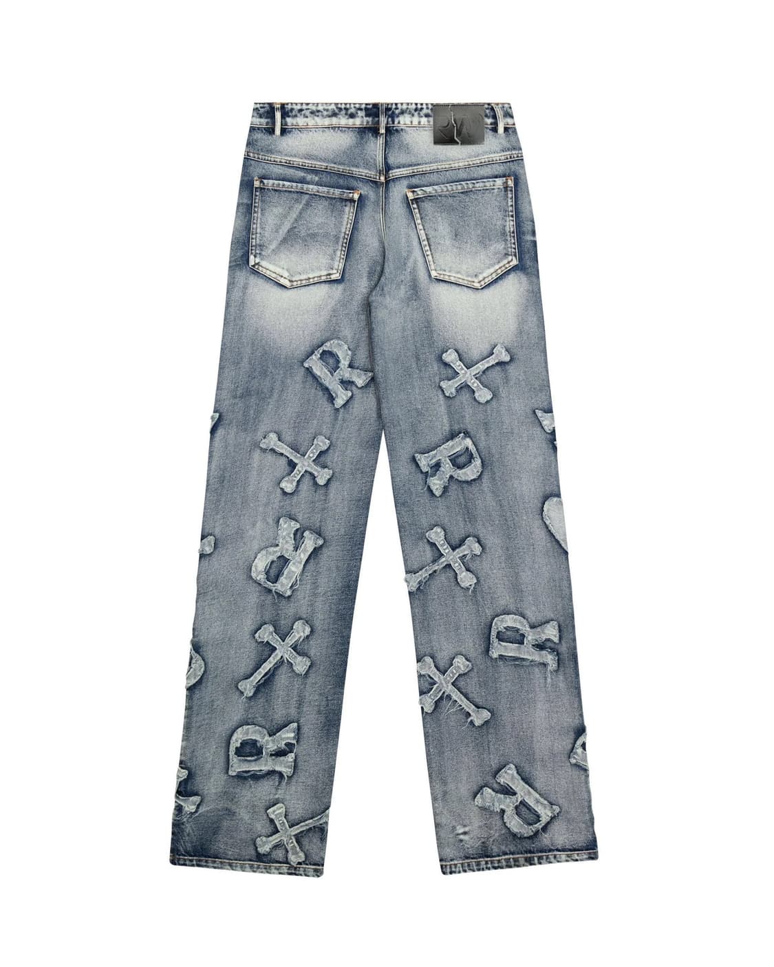 Racer worldwide Washed Ice Patch Jeans S 상품이미지2