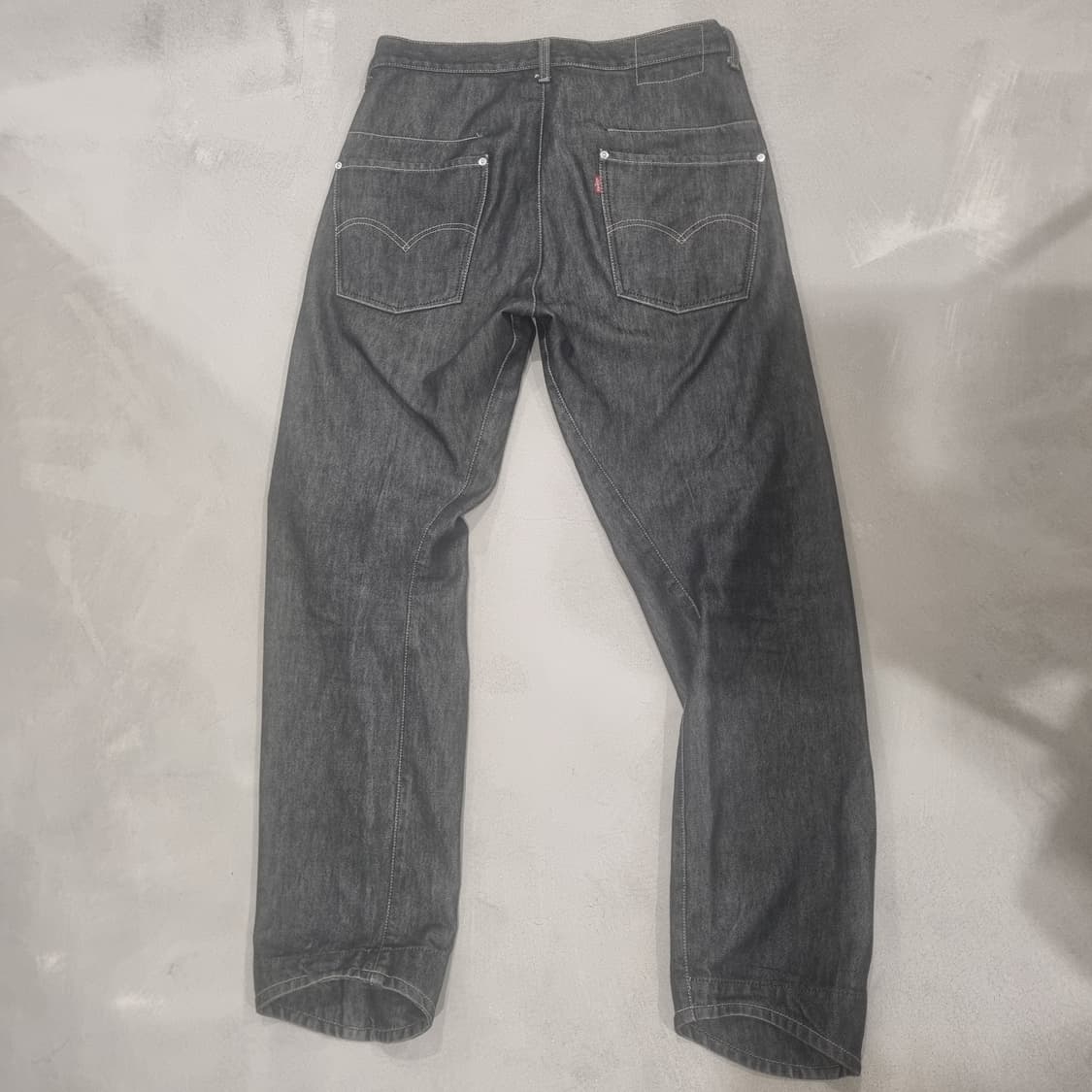 리바이스 초판레어 엔지니어드진 1세대 귀한 흑청데님 32 국내매장판 상품이미지3