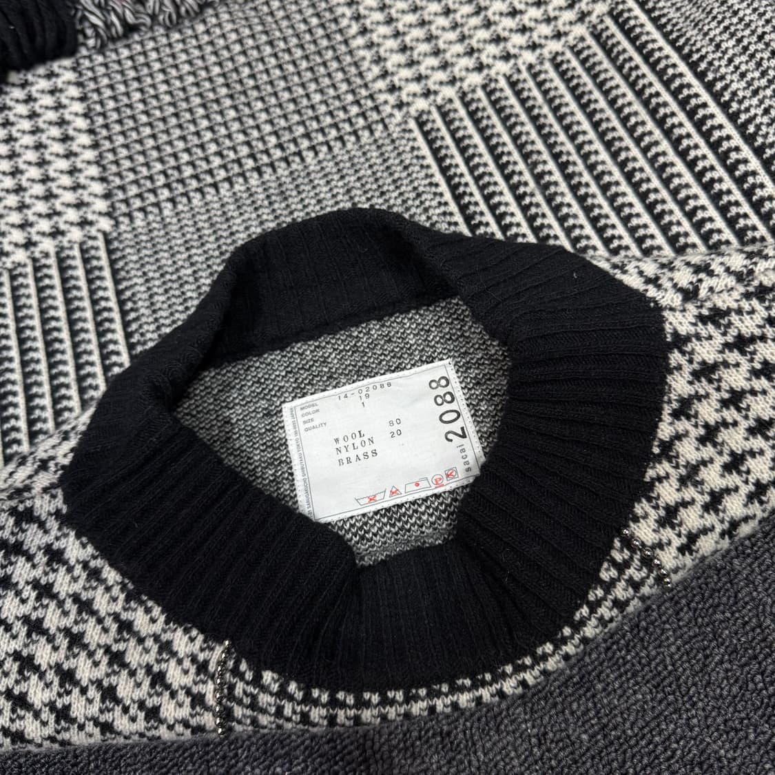 Sacai 사카이 디테일 울 니트  상품이미지8