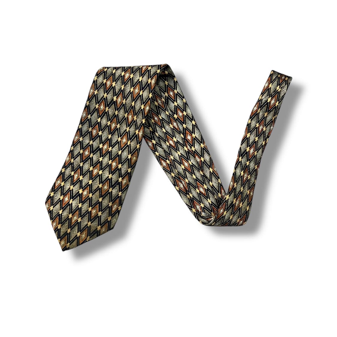  에르메네질도 제냐 패턴 실크 넥타이 y14333 상품이미지2