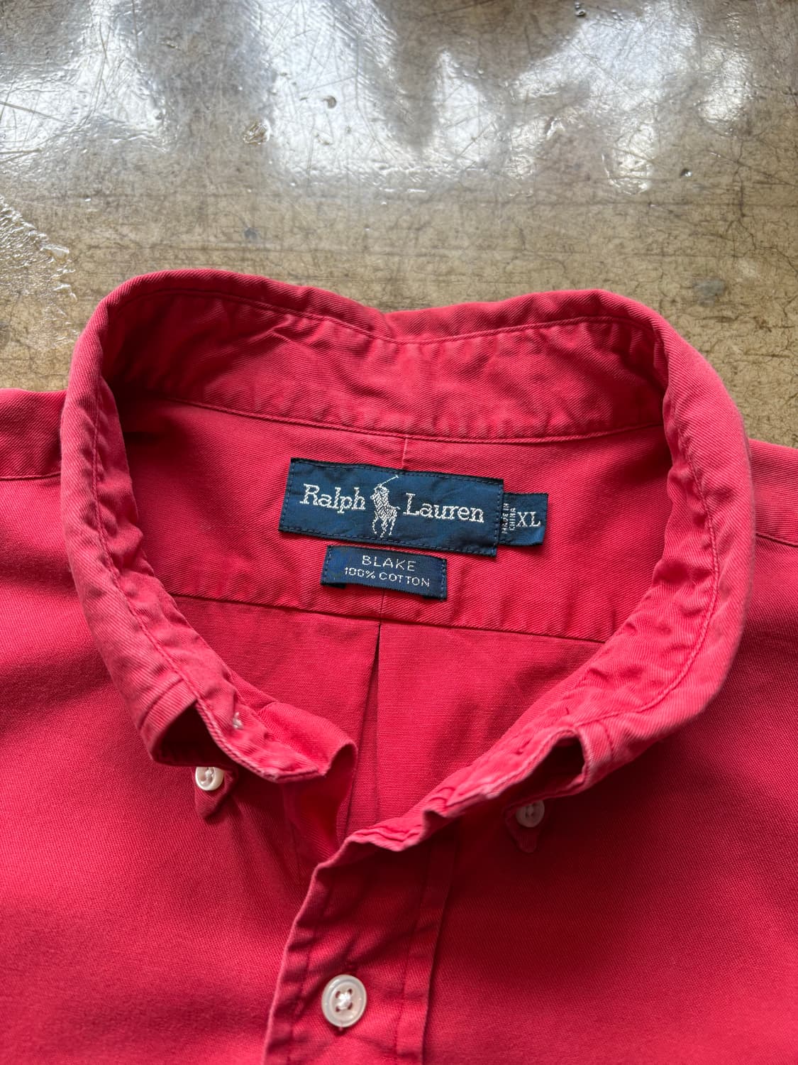 폴로 블레이크 딥핑크 셔츠 상품이미지3