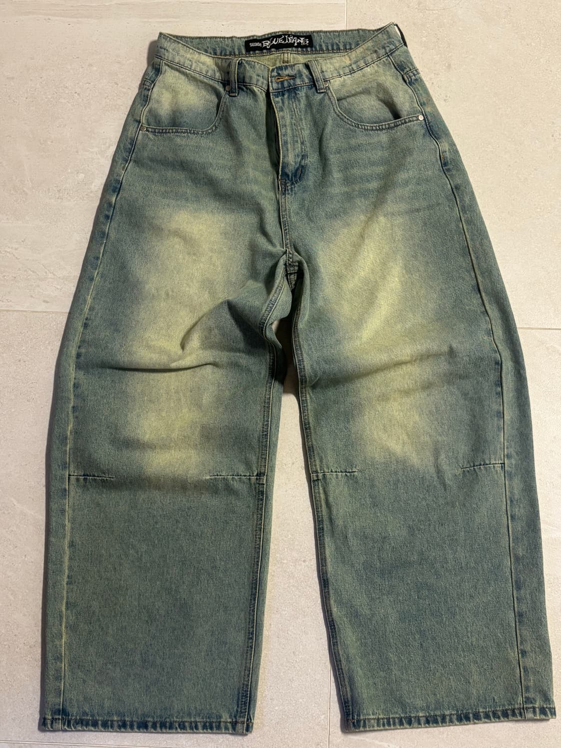 워시드 데님 팬츠 상품이미지3