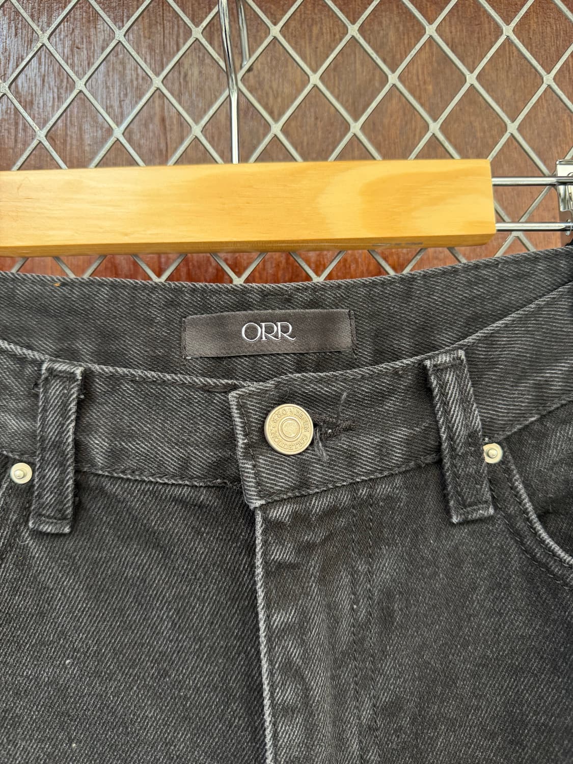 ORR 오르 791 흑청 오버핏 데님 팬츠 M 1 상품이미지6