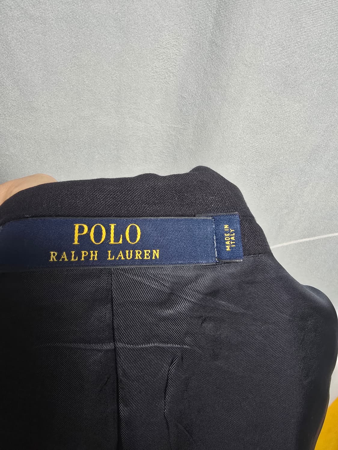 105 44R 커스텀핏 폴로 네이비 금장 블레이저 이태리 메이드 상품이미지6