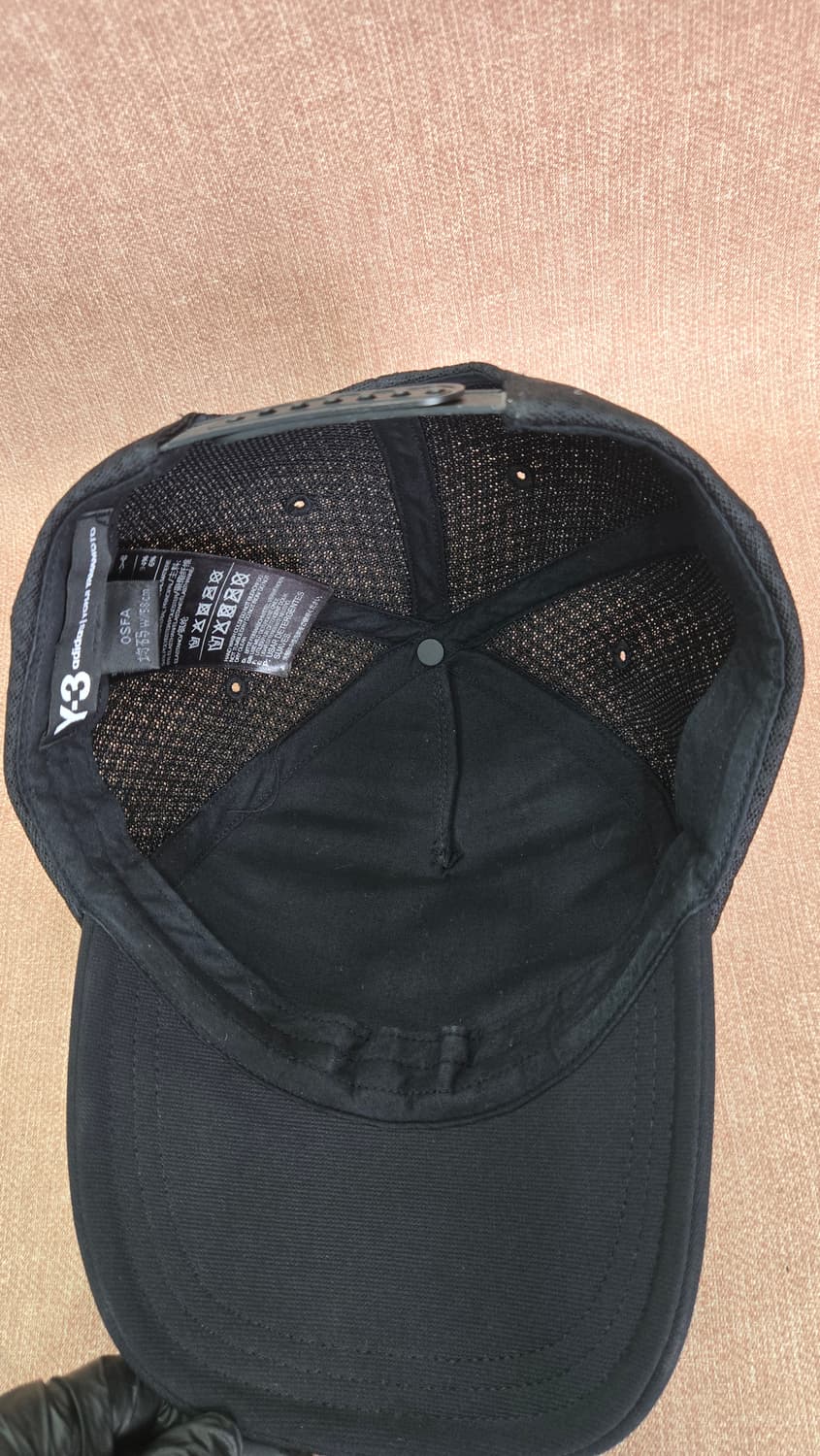[정품] Y-3 요지야마모토 로고 메쉬 트러커 캡 블랙 (OSFA) 상품이미지6