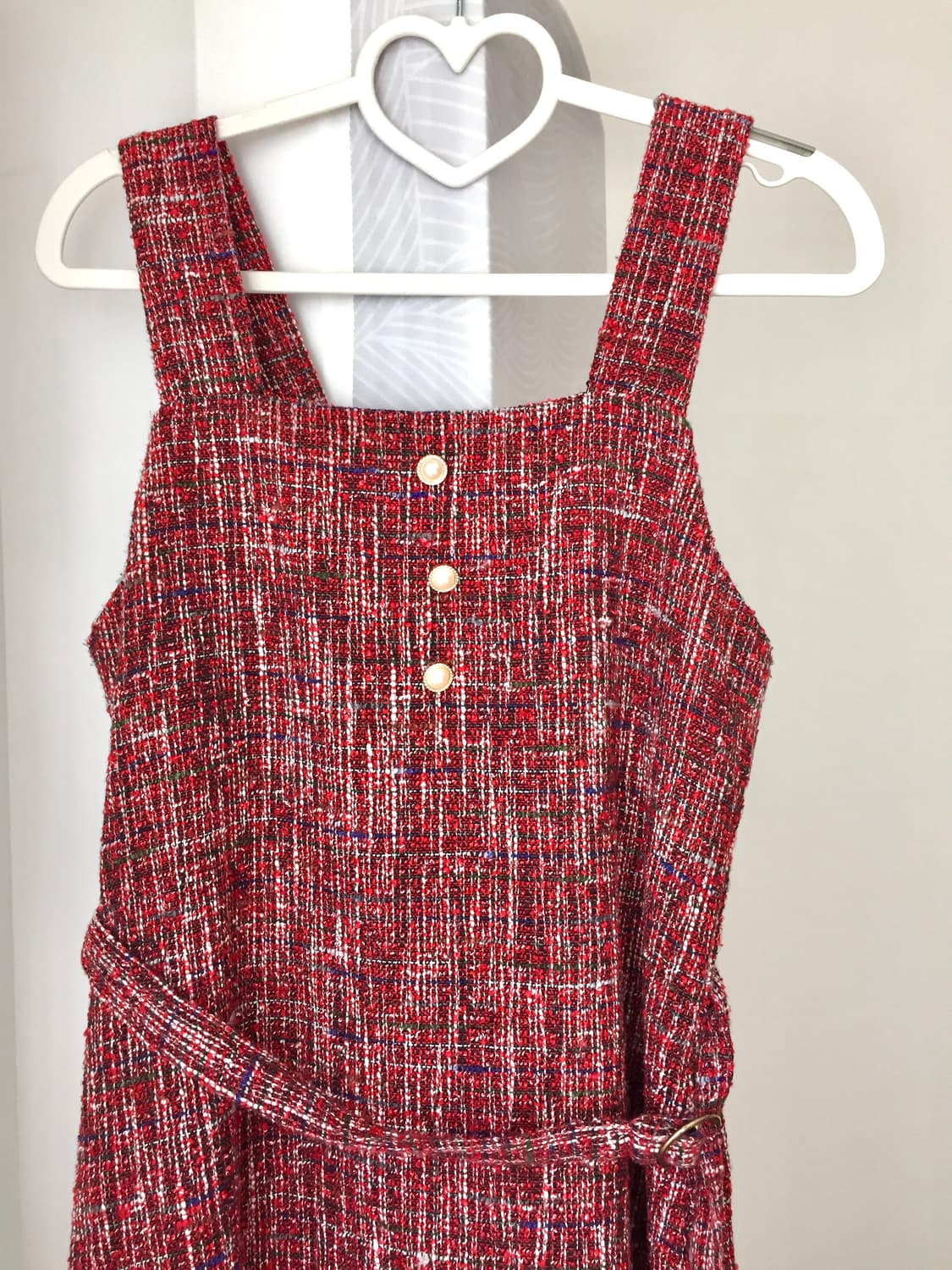 트위드 벨트원피스 상품이미지6