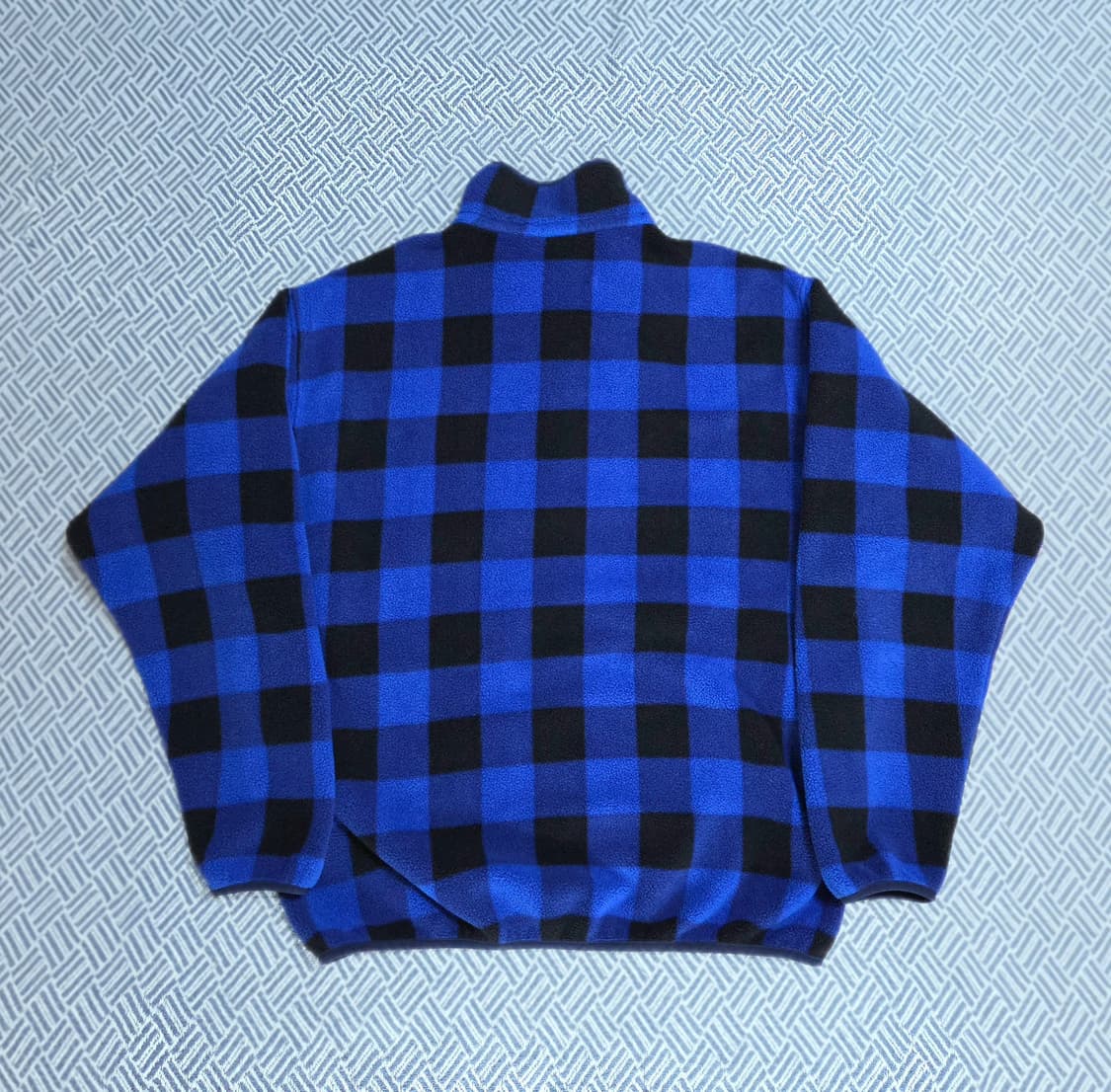 (L)파타고니아 블루 버팔로체크 패턴 신칠라 플리스 상품이미지2