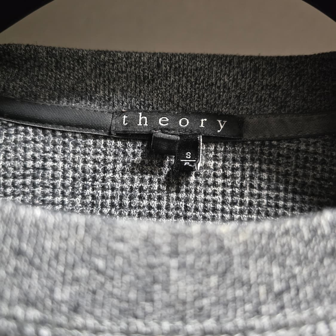 띠어리 와플 스웻셔츠/ 그레이 / S 상품이미지3