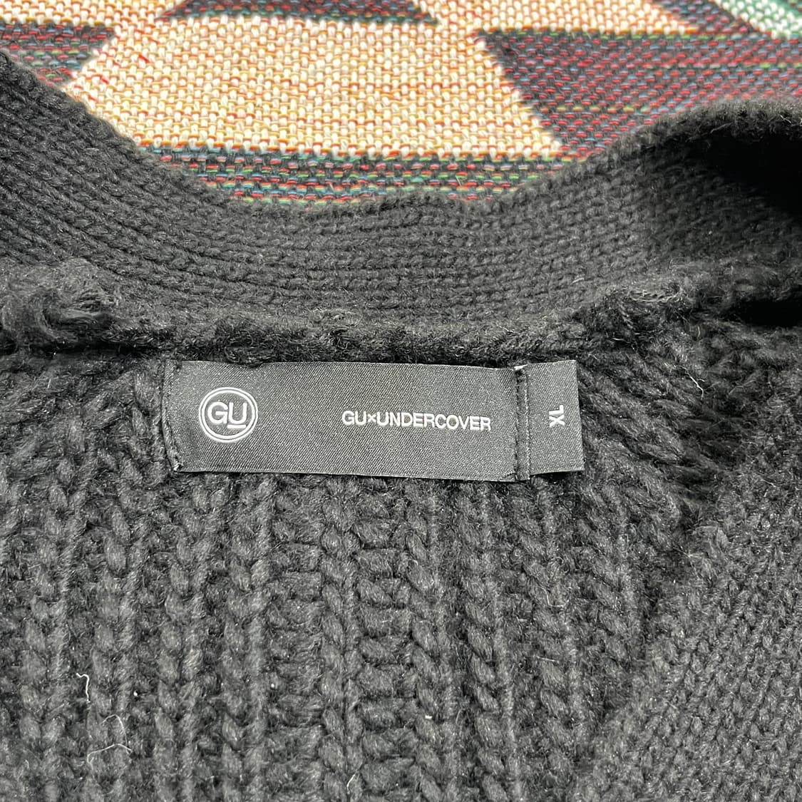 [GU × UNDERCOVER] 지유 언더커버 투포켓 니트 가디건 상품이미지6