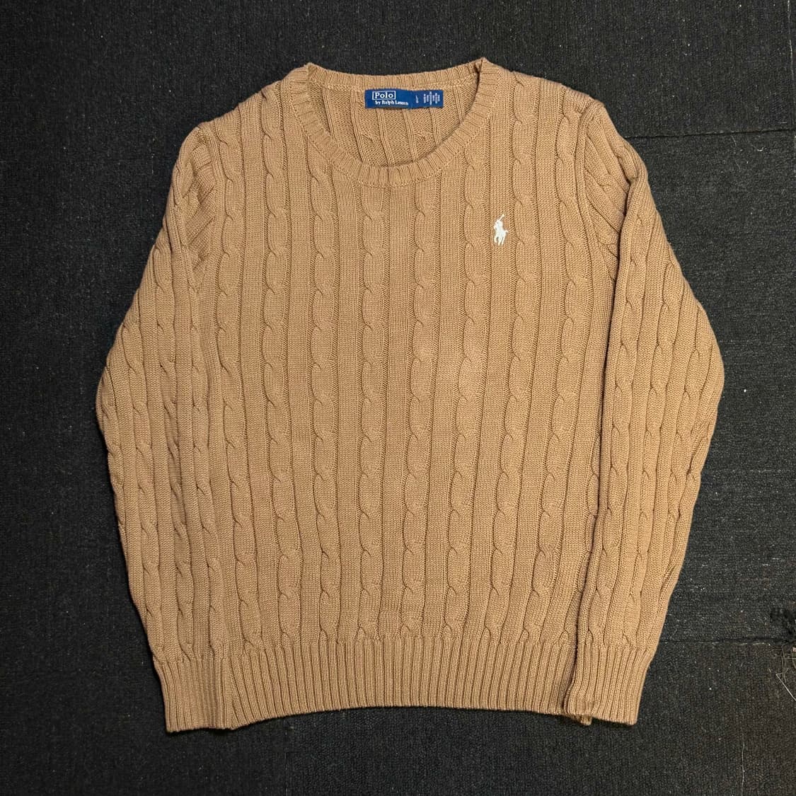폴로 랄프로렌 케이블 니트 베이지 L 상품이미지2