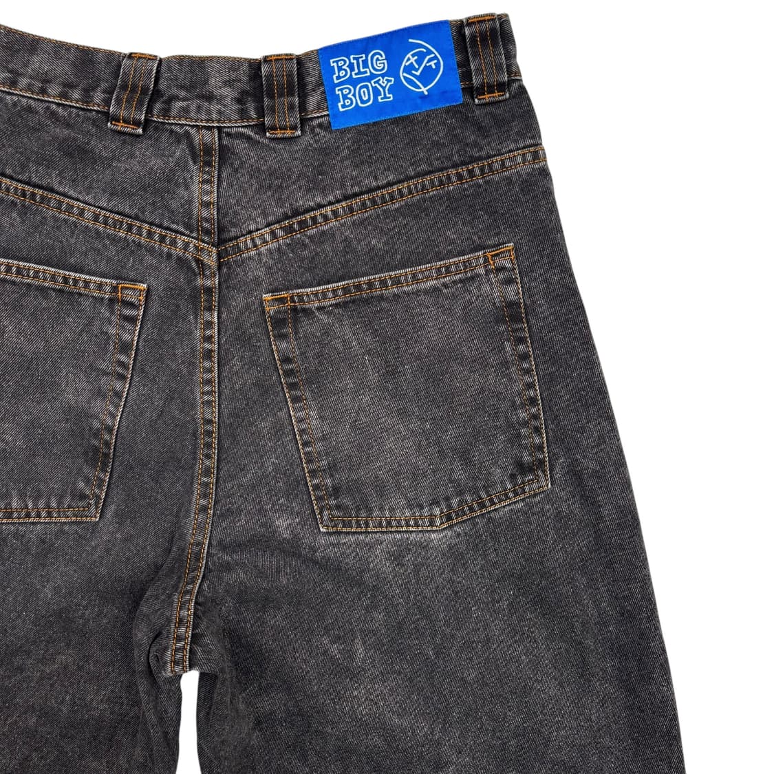 폴라스케이트 빅 보이 구형 워시드 블랙 데님 팬츠 33 inch 상품이미지5
