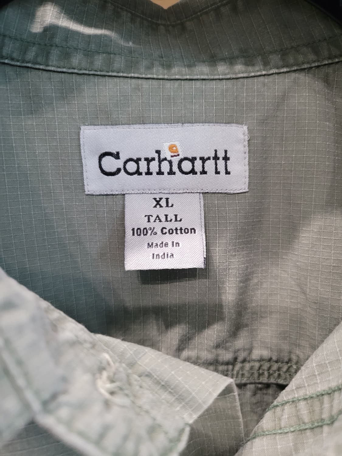 🏷️ 세월이 흘러도 변치 않는 단단함, 칼하트 립스탑 워크셔츠  상품이미지2