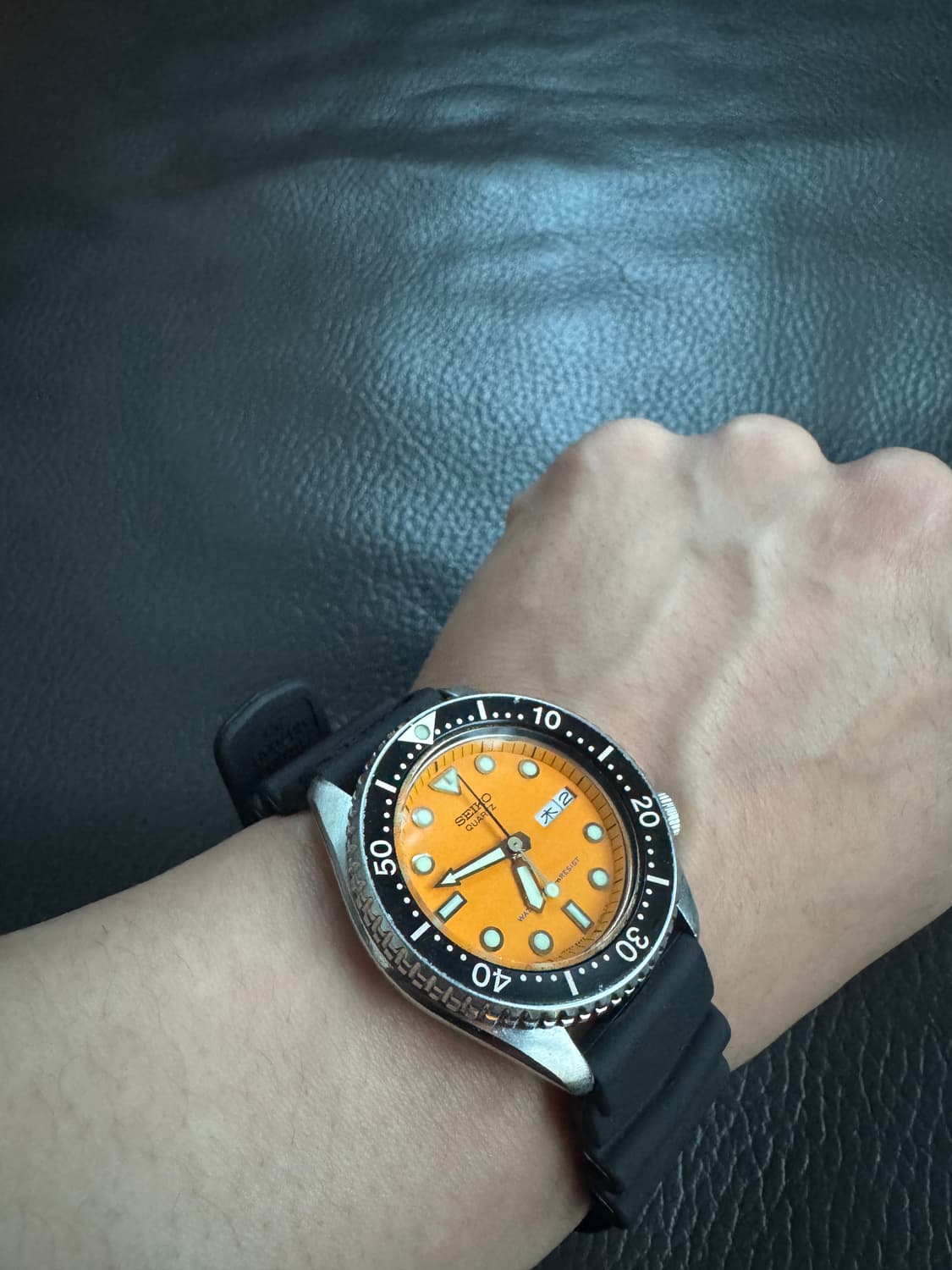 세이코 6458-600a 오렌지다이얼 모델 팝니다. 상품이미지4