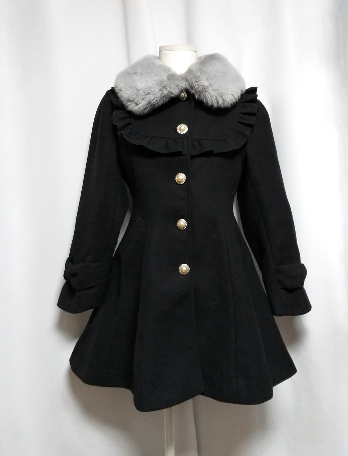 빈티지 코트 달천 대장 양산형지뢰계 공겜여주 캐캐체 히메로맨틱갸루 핀터깔 상품이미지2