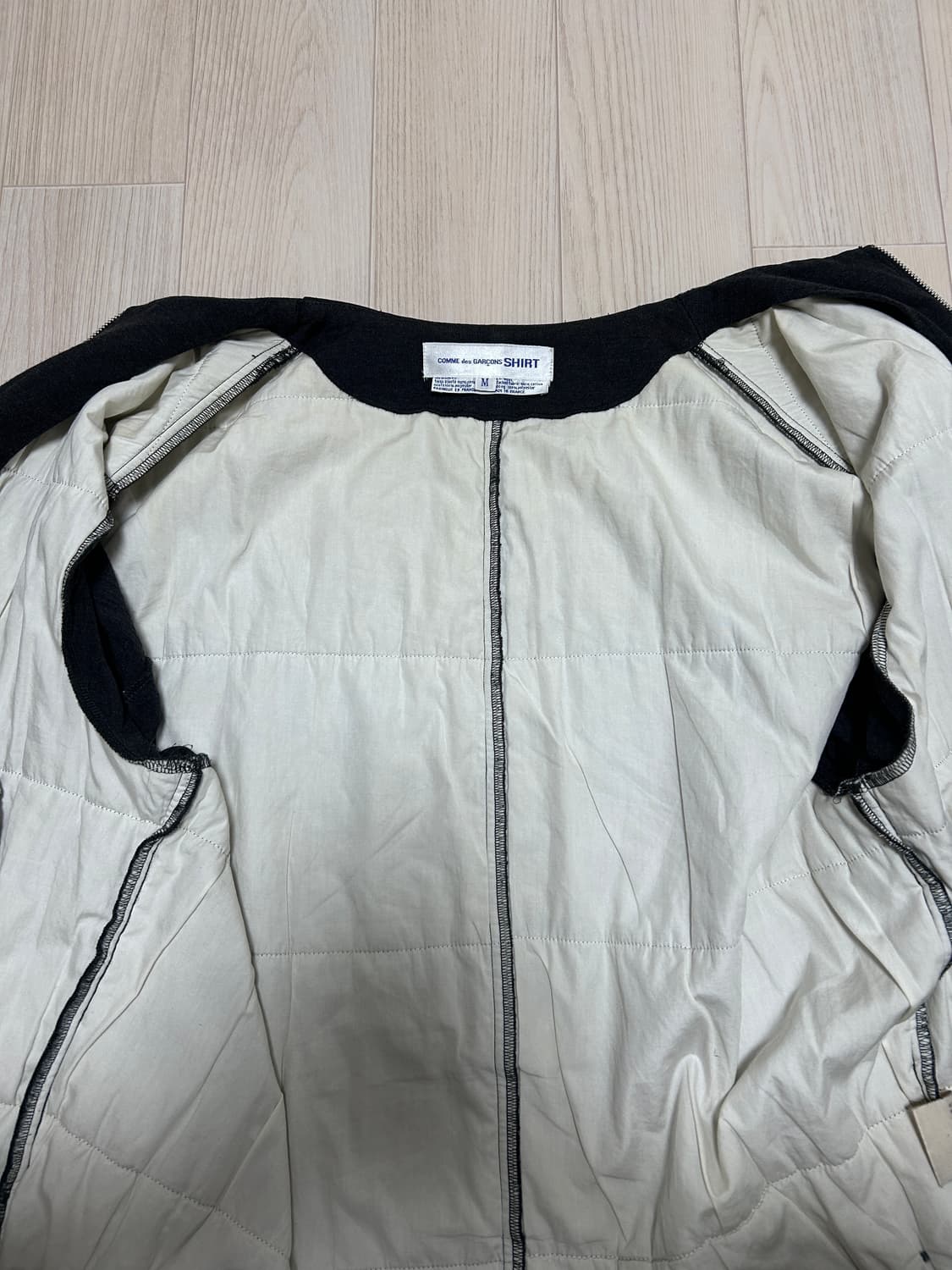 꼼데가르송 셔츠라인 카라리스 자켓 상품이미지4