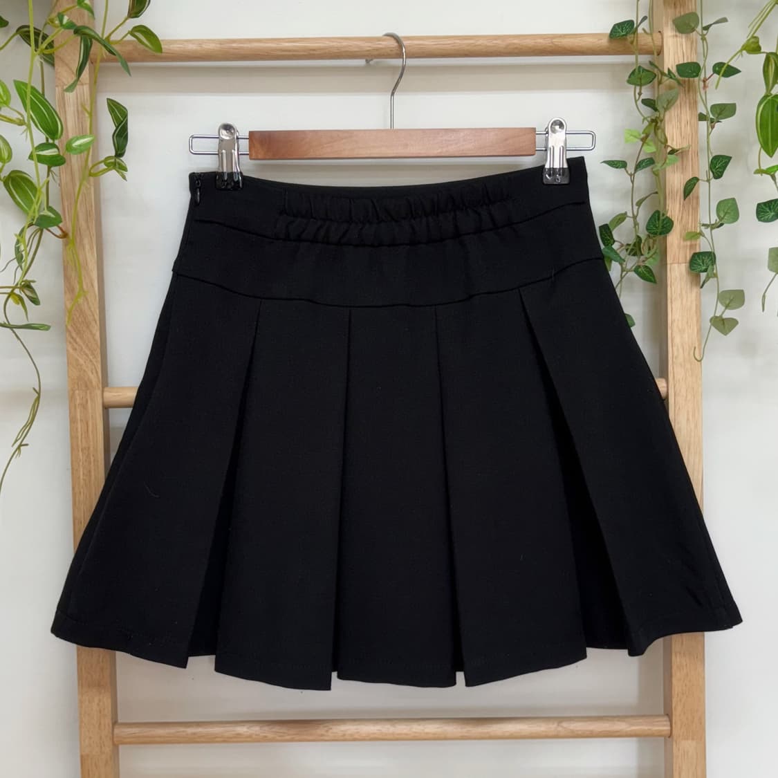 lNGNI 잉그니/ 플리츠스커트 모리걸플리츠스커트 블랙스커트 미니스커트 상품이미지2