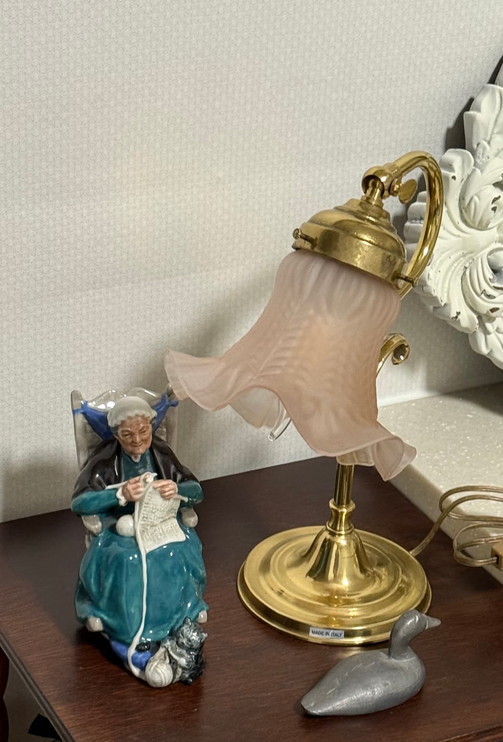 빈티지 이탈리아 황동 구즈넥 테이블 램프 상품이미지5