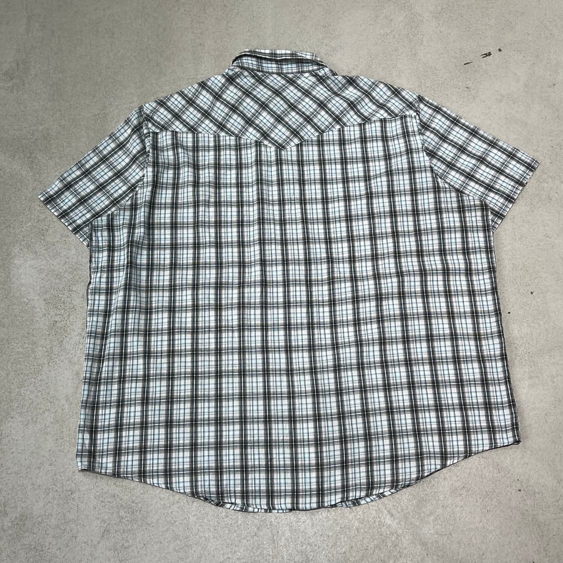 랭글러 웨스턴 체크하프셔츠 s10594 상품이미지2