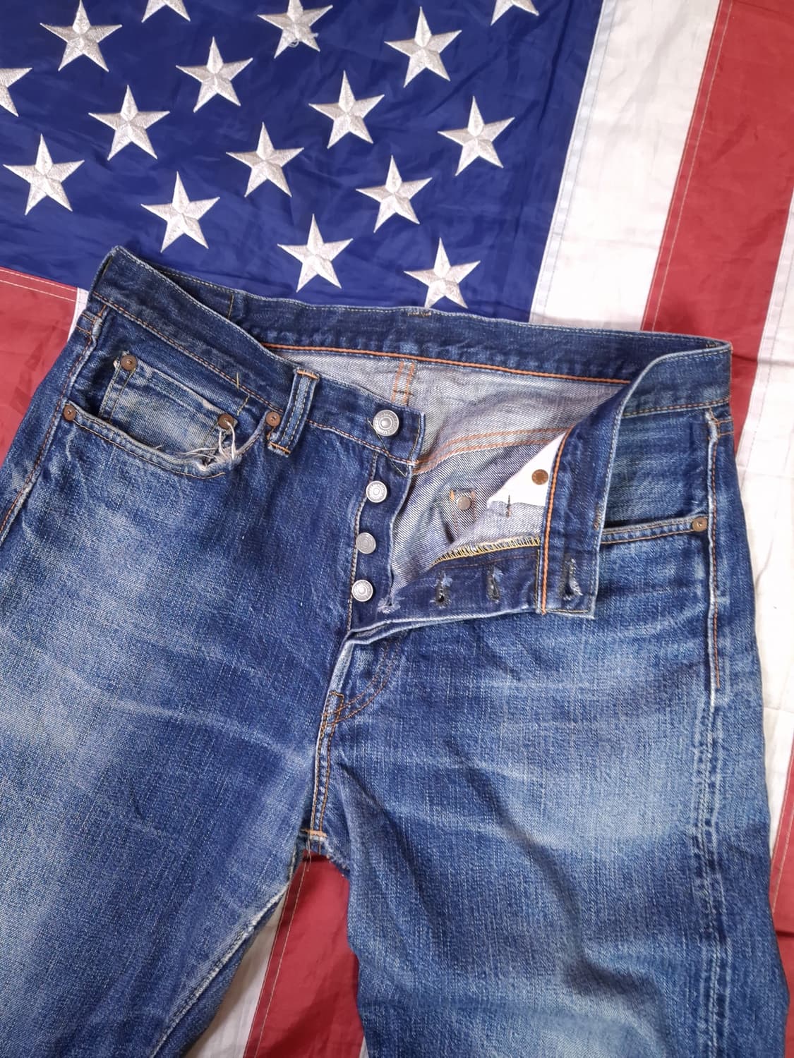 오리지날 풀카운트 0105 셀비지 데님진 상품이미지7