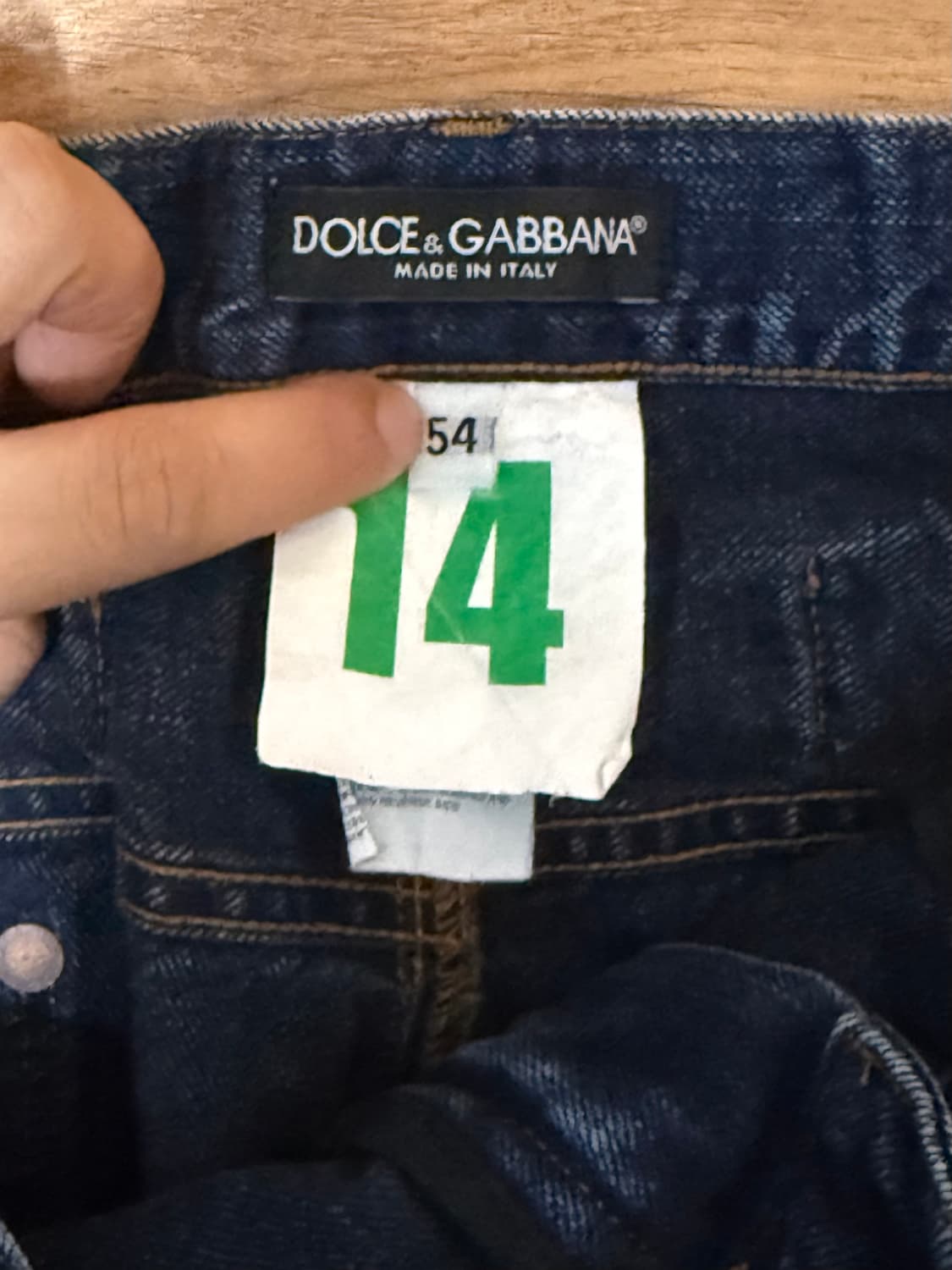 DOLCE & GABBANA 데님 팬츠 54 (38inch) 상품이미지4