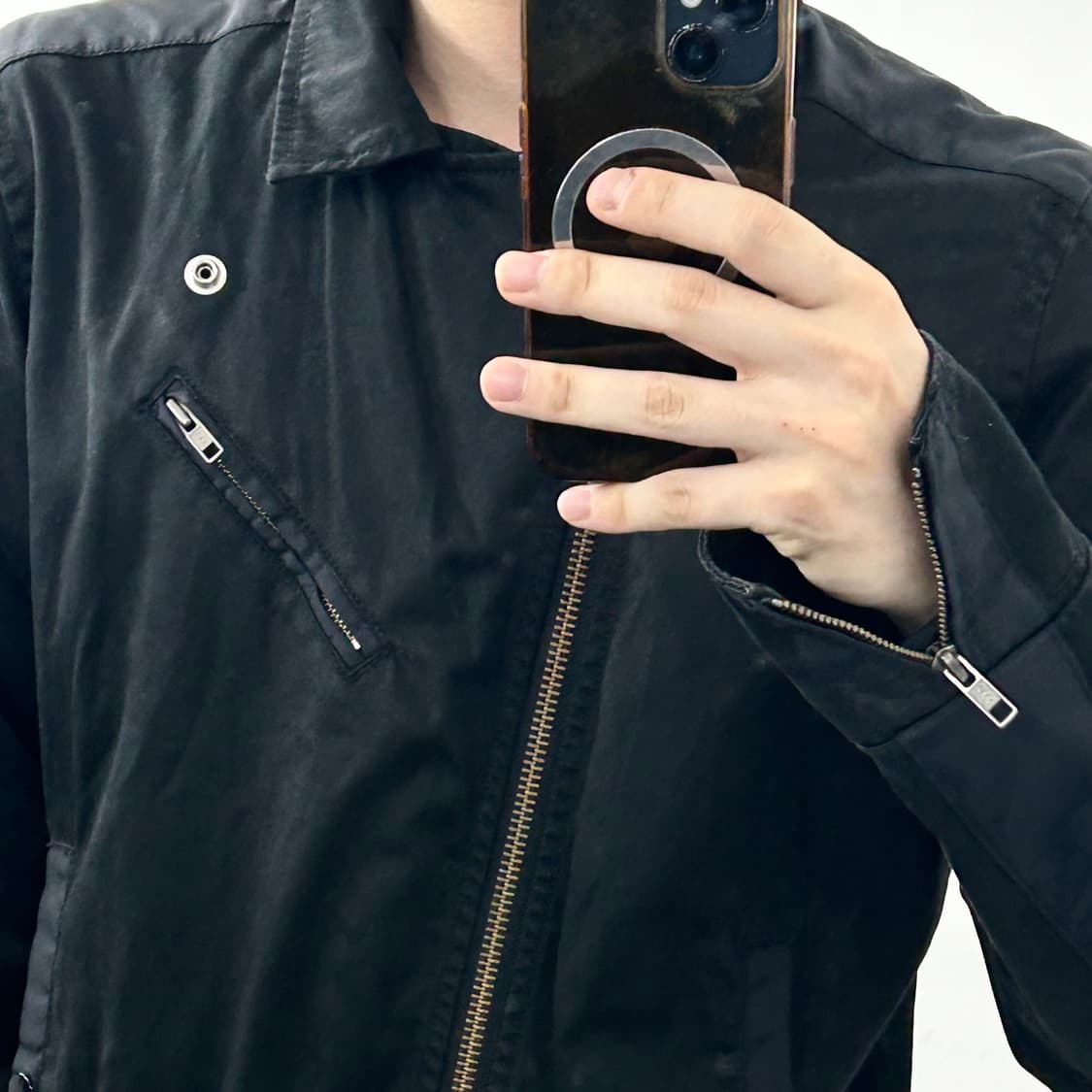 디젤 사이드라인 라이더 자켓 상품이미지4