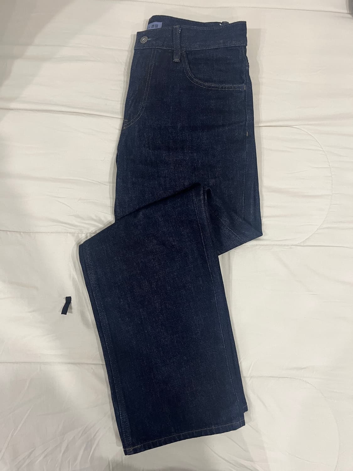 유니클로xJWA 스트레이트진(68블루) 상품이미지1