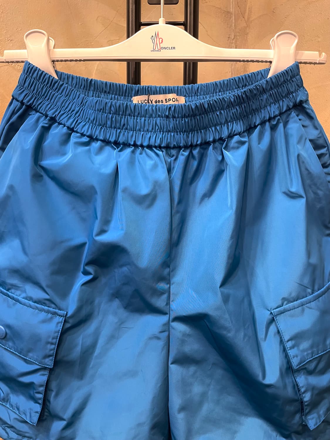 럭키슈에뜨 블루 폴리 반바지 55~66 상품이미지3