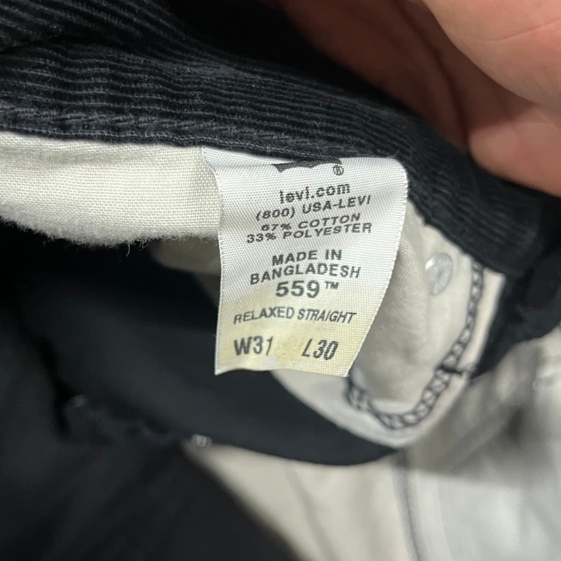 00s 리바이스559 코듀로이 팬츠 (30) 상품이미지5