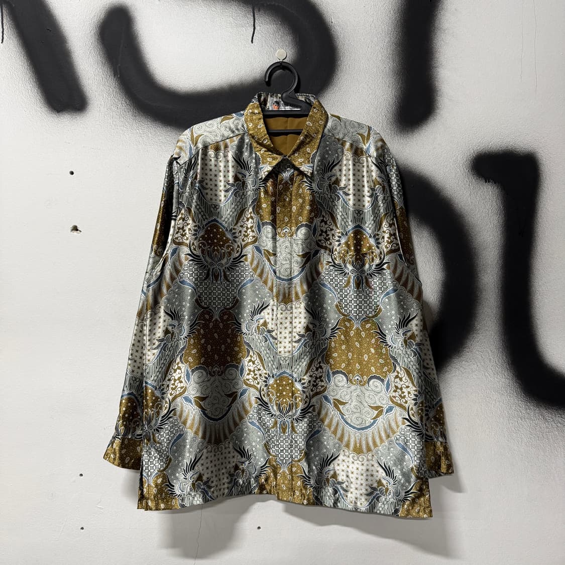 Batik Keris 재패니즈 오리엔탈 글로시 에스닉 풀 프린팅 셔츠 상품이미지1