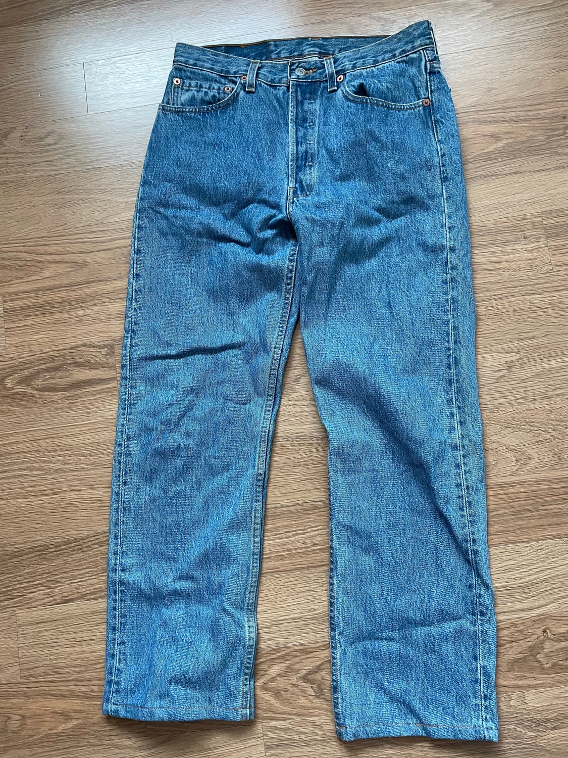 USA 생산 빈티지 리바이스 501 연청 32 실30-31 상품이미지1