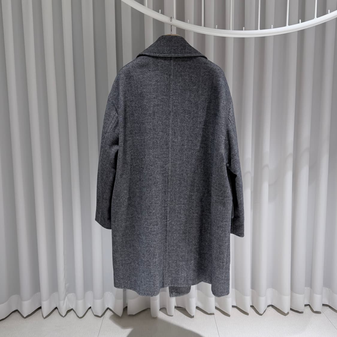 (A+/52) / 에르메스 그레이 더블 코트 상품이미지4
