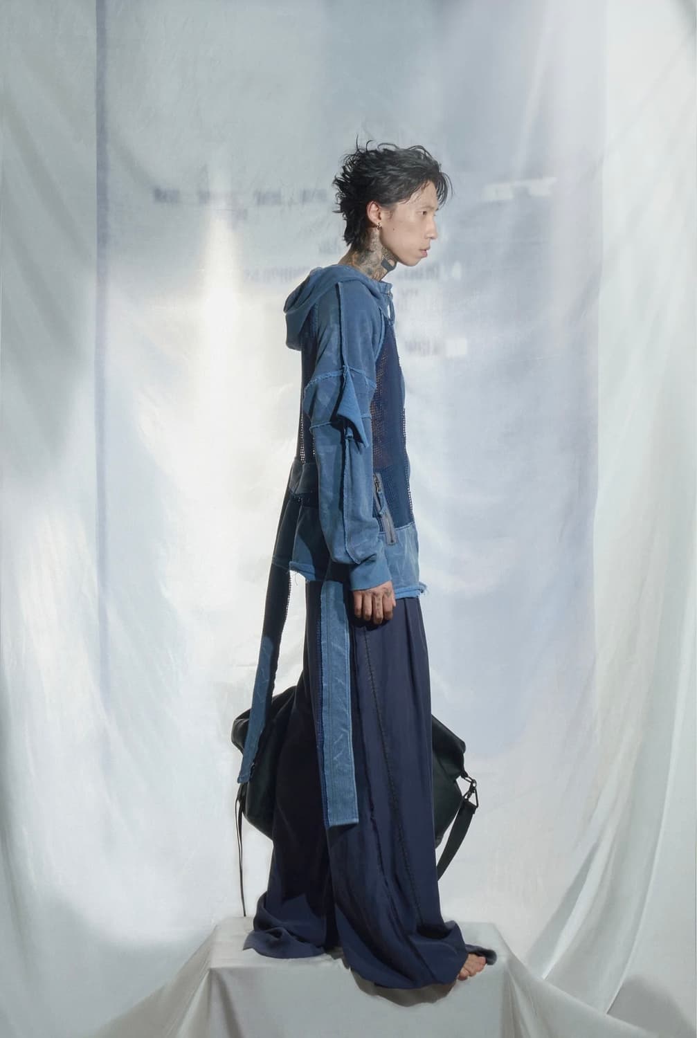 Aesynctx 에이시네틱스 HALF-NET ZIP Hoodie 후드집업 상품이미지10