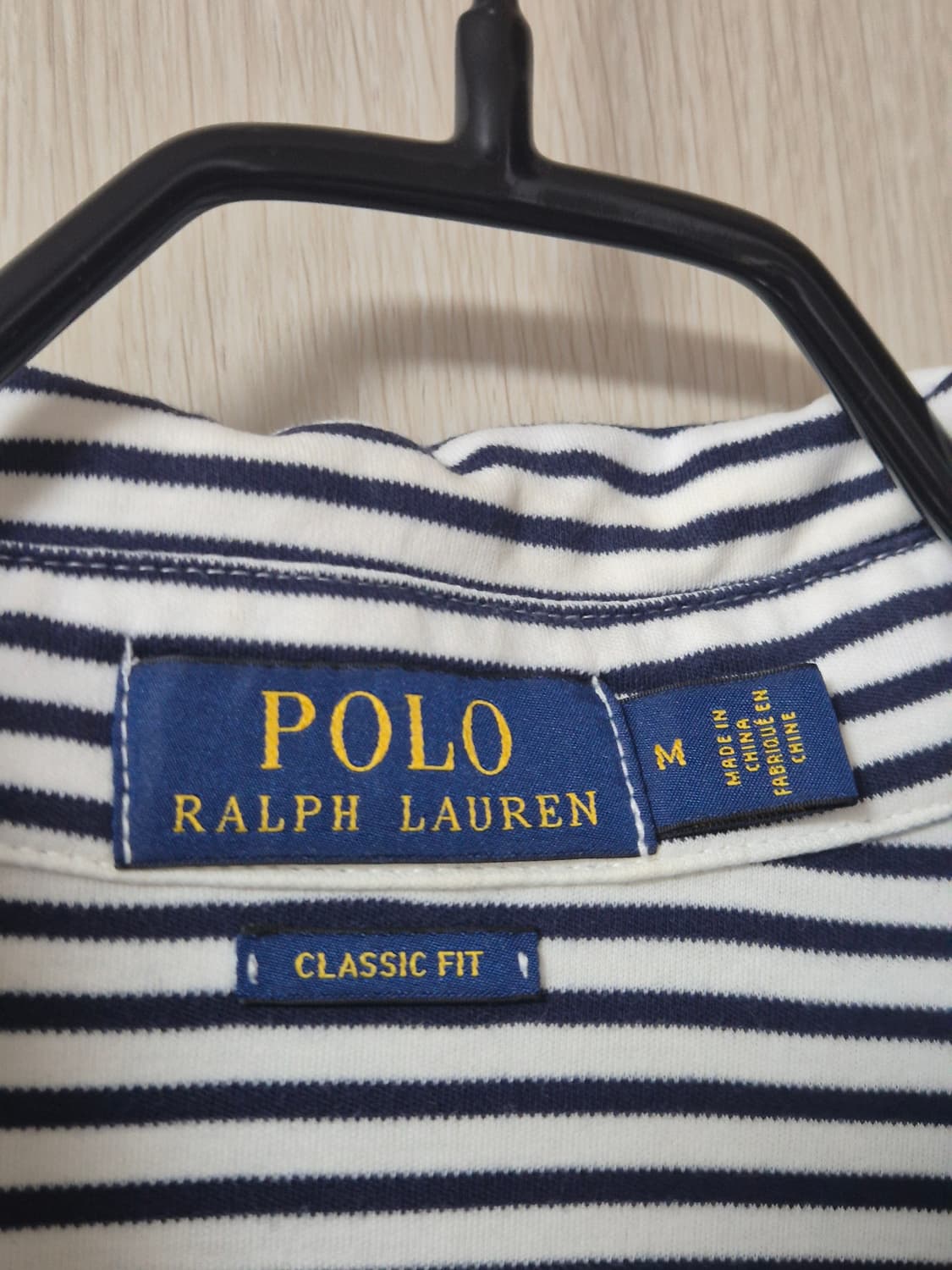 (정품) 폴로 랄프로렌 스트라이프 반팔 카라티 M 상품이미지5