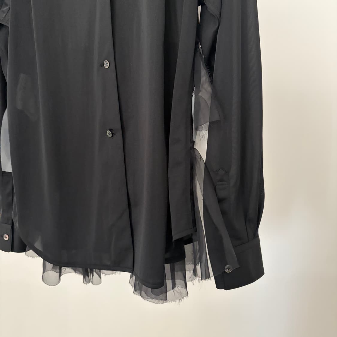 2way Tulle Layer Blouse 상품이미지5