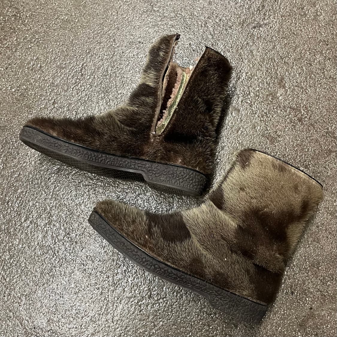 80s 빈티지 리얼 퍼 부츠 (285) 상품이미지3