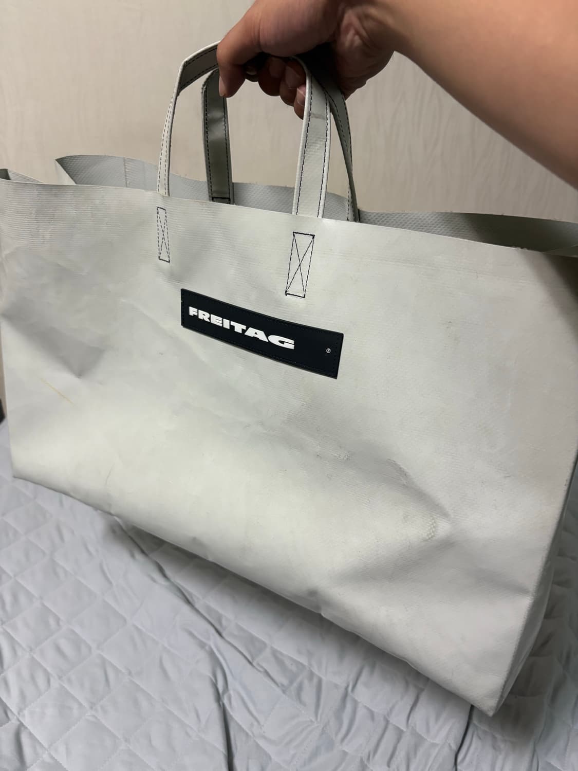 프라이탁 마이애미 와이드 화이트 가방 상품이미지1