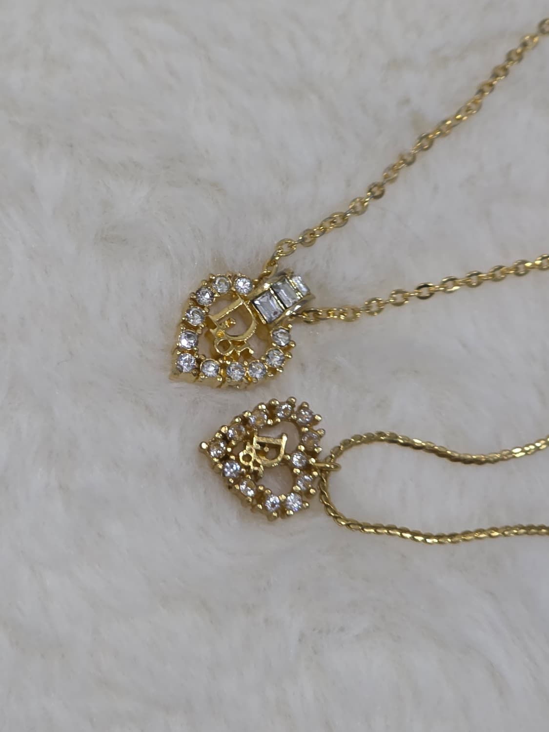 디올 금장 큐빅하트 dior 로고 팔찌 상품이미지4